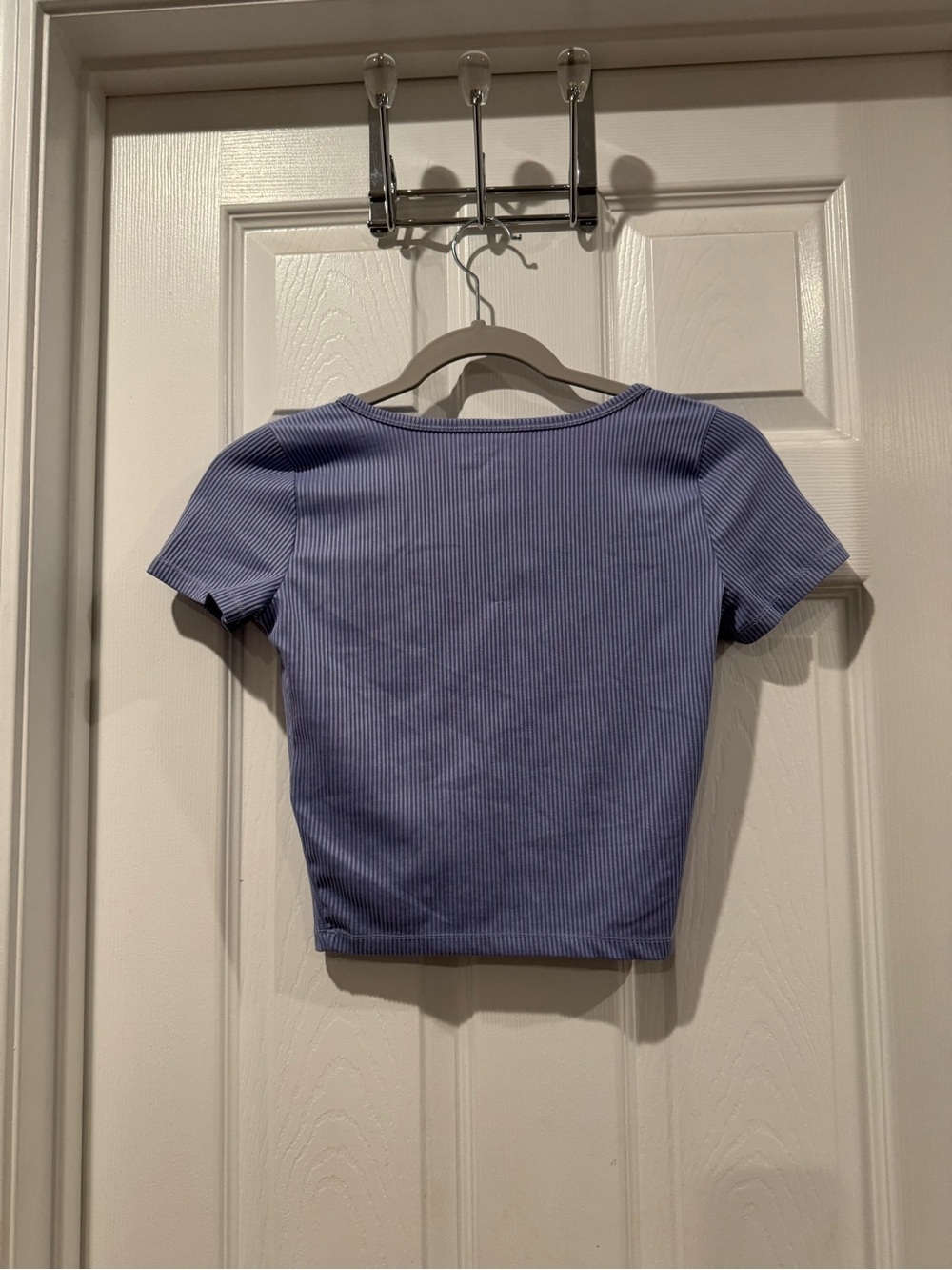 Hollister Ribbed Square-Neck Crop Top - Picture 3 of 4